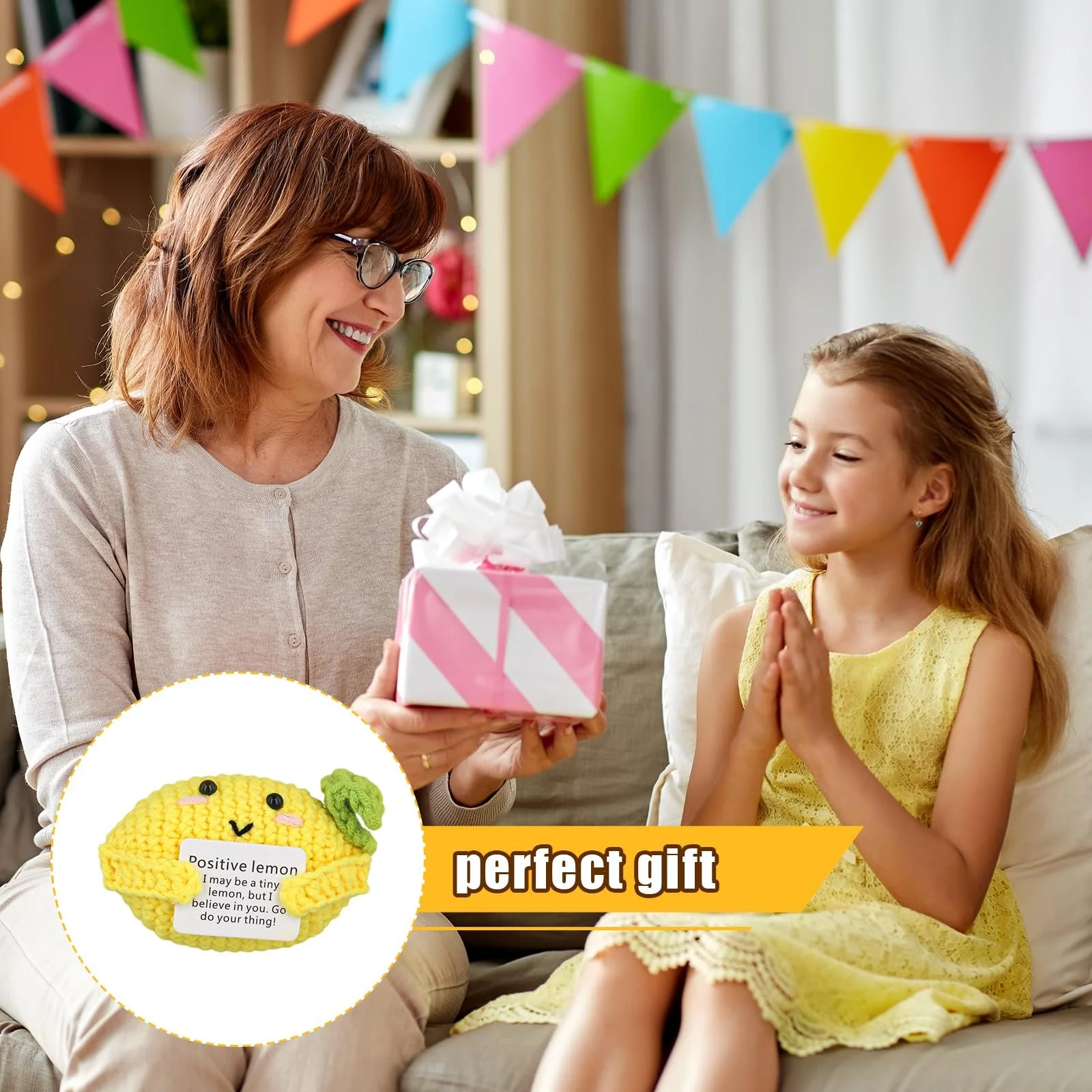 Игрушка NQEUEPN Positive Lemon 10 см Большой Лимон Вязаный, фото №7 Игрушка NQEUEPN Positive Lemon 10 см Большой Лимон Вязаный, фото №7