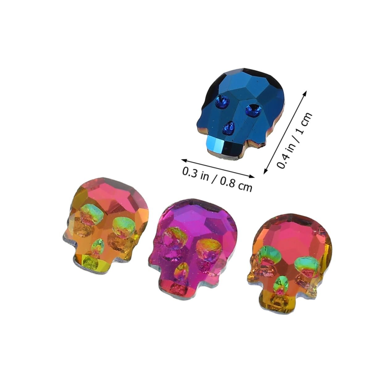 Наклейки для ногтей Beavorty Череп, 120 шт., фото №9