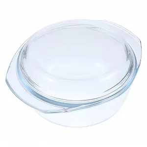 Форма для запекания Gadpiparty с крышкой стеклянная термостойкая для микроволновой печи и духовки - Фото 1
