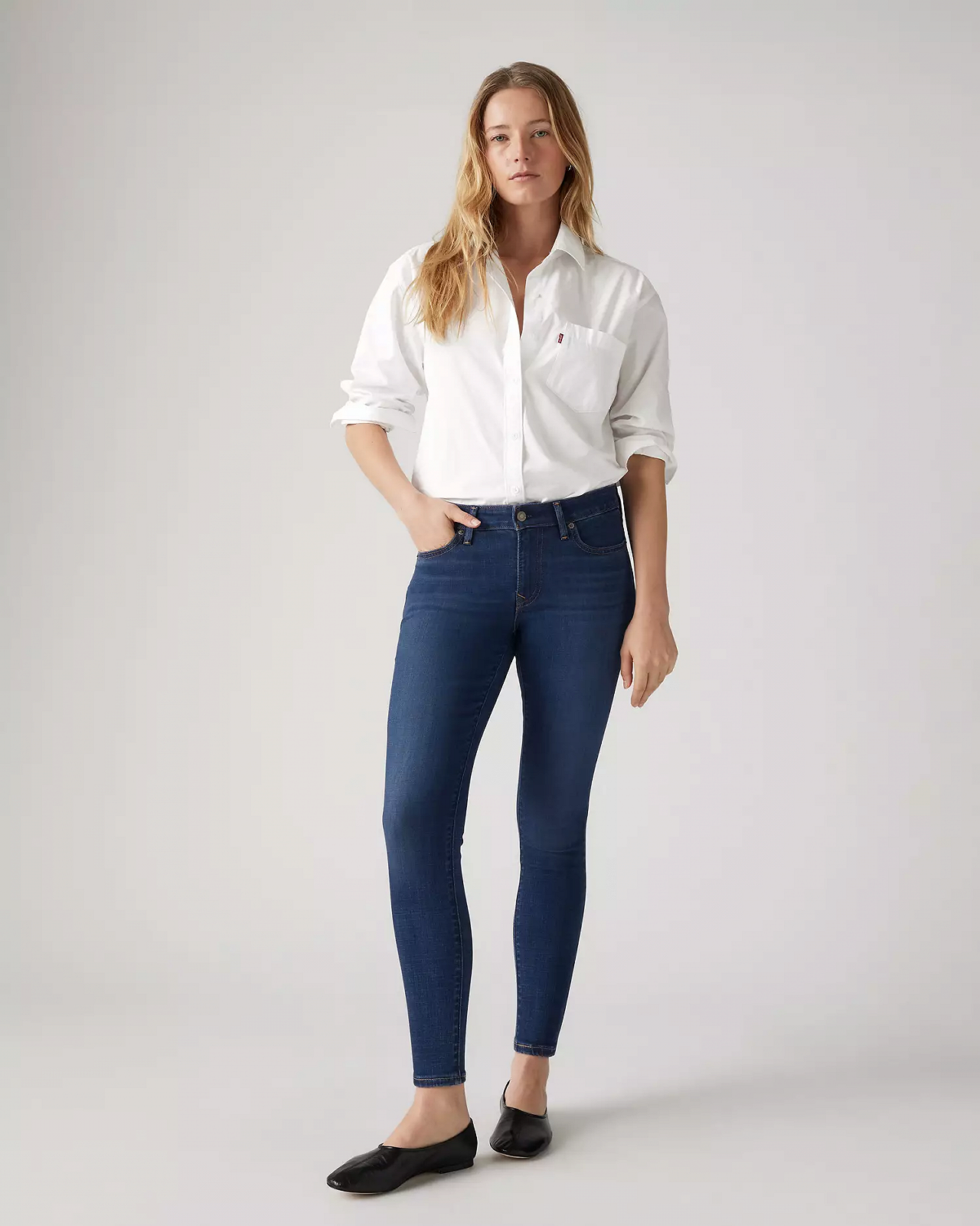 Женские джинсы Levis - 711 Skinny Cobalt Overboard - 25, фото №1