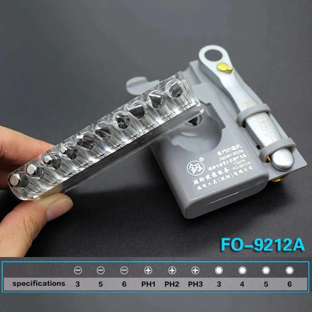 Набор отверток Mini 10 в 1 Torx Реверсивная Отвертка с плоской, треугольной для очков, часов, электроники, телефона, фото №6
