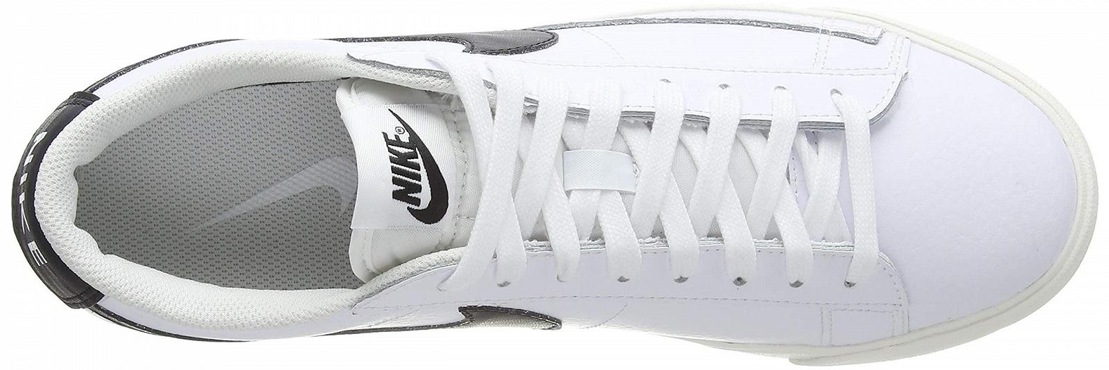 Кросівки Nike Blazer Low Leather Білі/Чорні чоловічі, фото №5