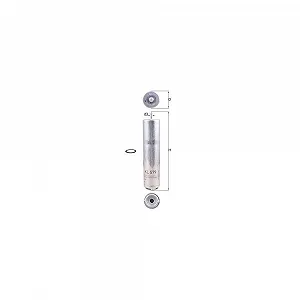 Паливний фільтр KNECHT KL 579D для BMW KAYSER - Фото 1