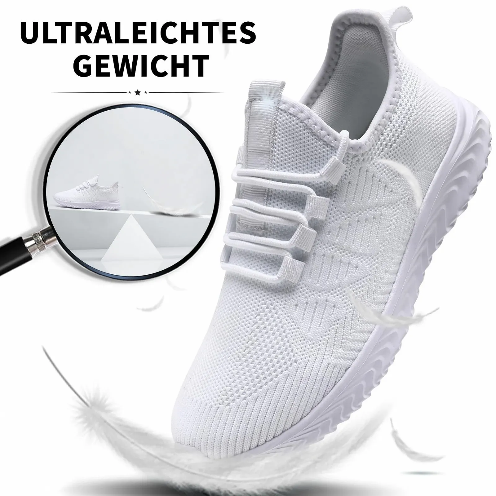 Чоловічі Кросівки QIJGS Спортивні Легкі Дихаючі, фото №4