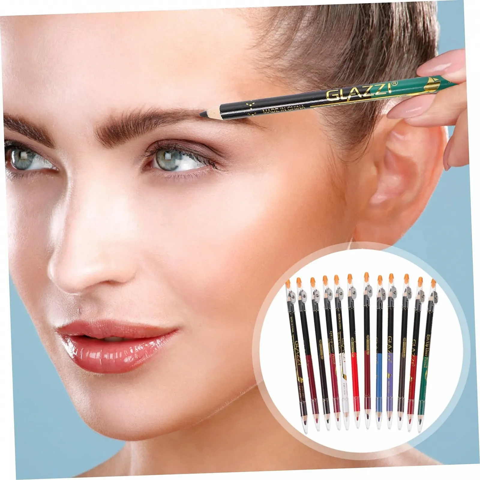 Карандаш для глаз FRCOLOR, черный водостойкий, матовый, двойной, фото №5 Карандаш для глаз FRCOLOR, черный водостойкий, матовый, двойной, фото №5