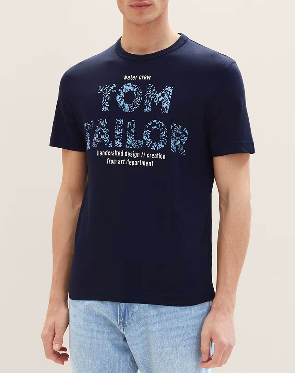 Футболка Tom Tailor 1036334-10668 Tёмно-синий XL, фото №1
