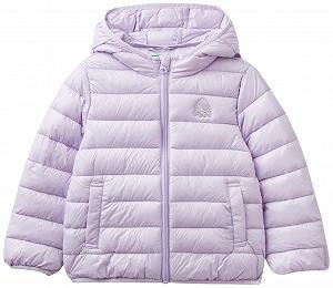 Куртка дитяча утеплена United Colors of Benetton для дівчат, для дітей і малюків - Фото 1