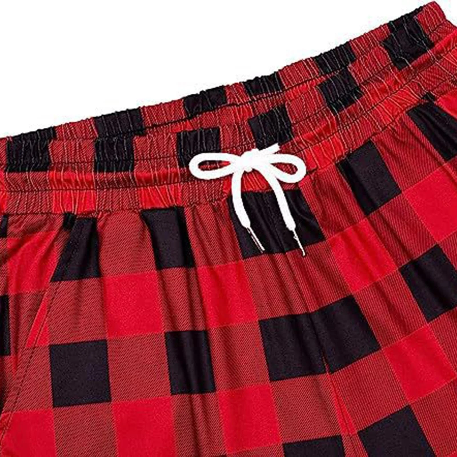 Брюки в клетку женские с карманами и шнурком, фото №3 Брюки в клетку женские с карманами и шнурком, фото №3