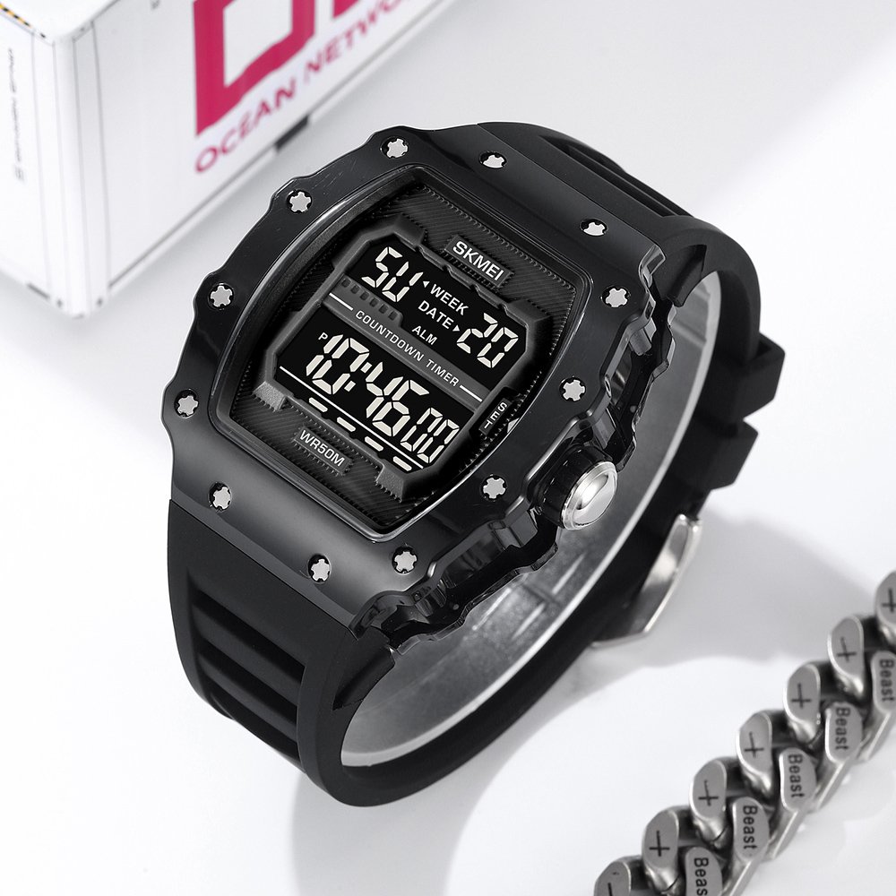 Годинник Skmei 2296BTBKBK Bright Black, фото №5