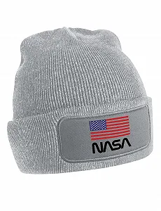 Дитяча Шапка NASA USA Зимова з Принтом Унісекс synthetic.ua - Фото 1