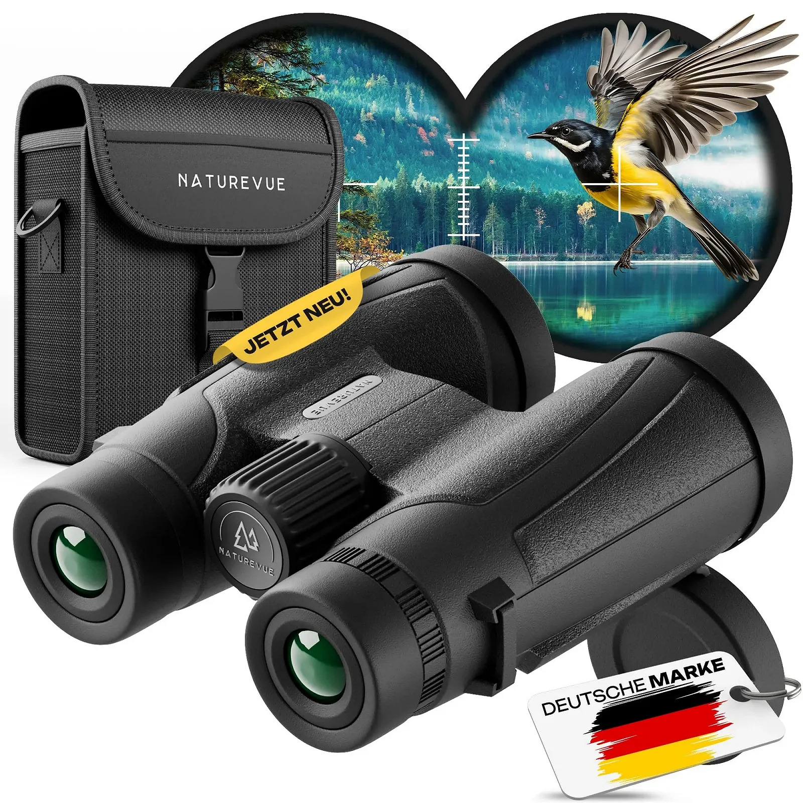 Бінокль NATUREVUE 10x42 IPX6 BAK4 FMC 700 г, фото №1