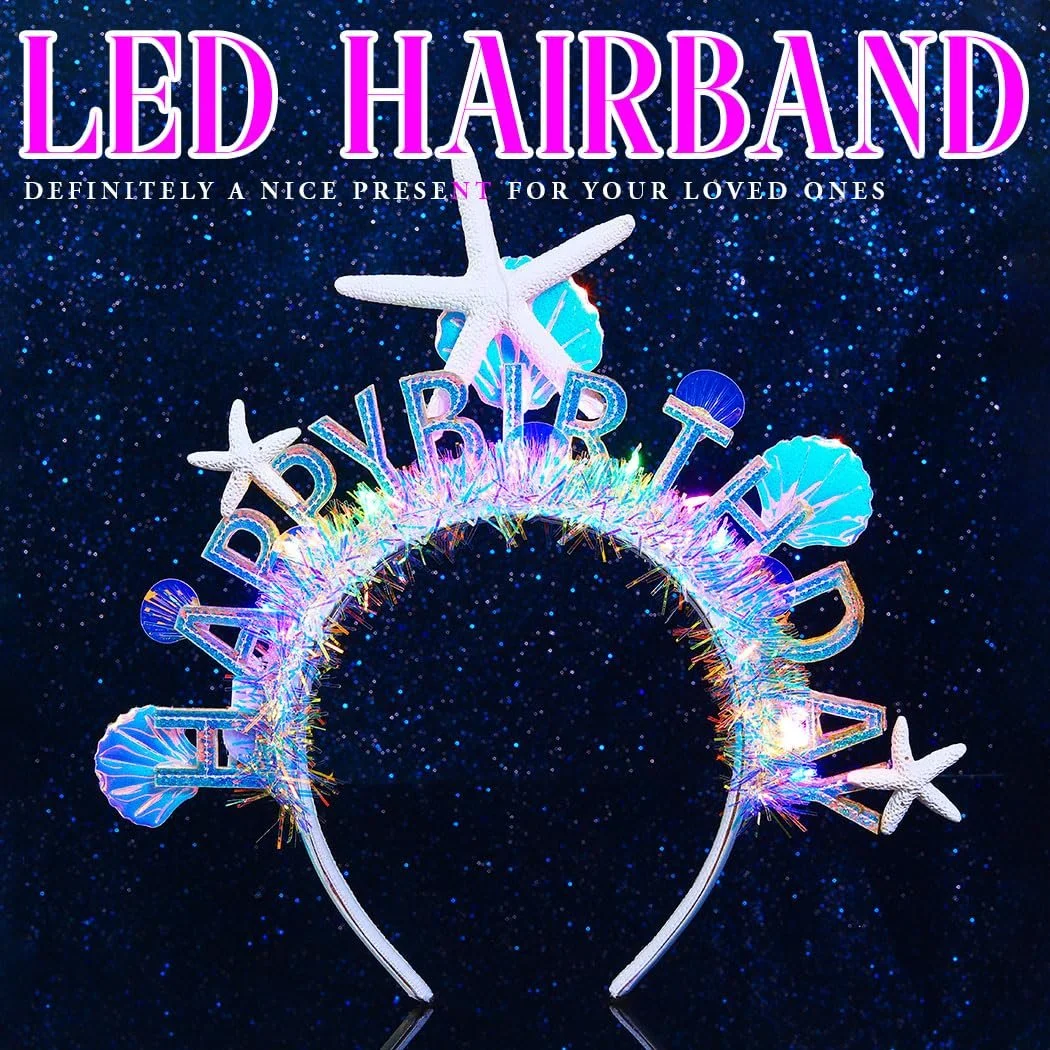 Світлодіодна Обруч на голову Luminous Birthday Festival, фото №6 Світлодіодна Обруч на голову Luminous Birthday Festival, фото №6