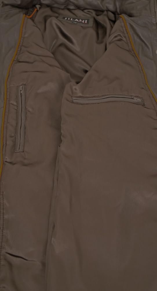 Жіноче пальто зі справжньої шкіри Jilani Nappa з капюшоном, темно-коричневе, фото №6 Жіноче пальто зі справжньої шкіри Jilani Nappa з капюшоном, темно-коричневе, фото №6