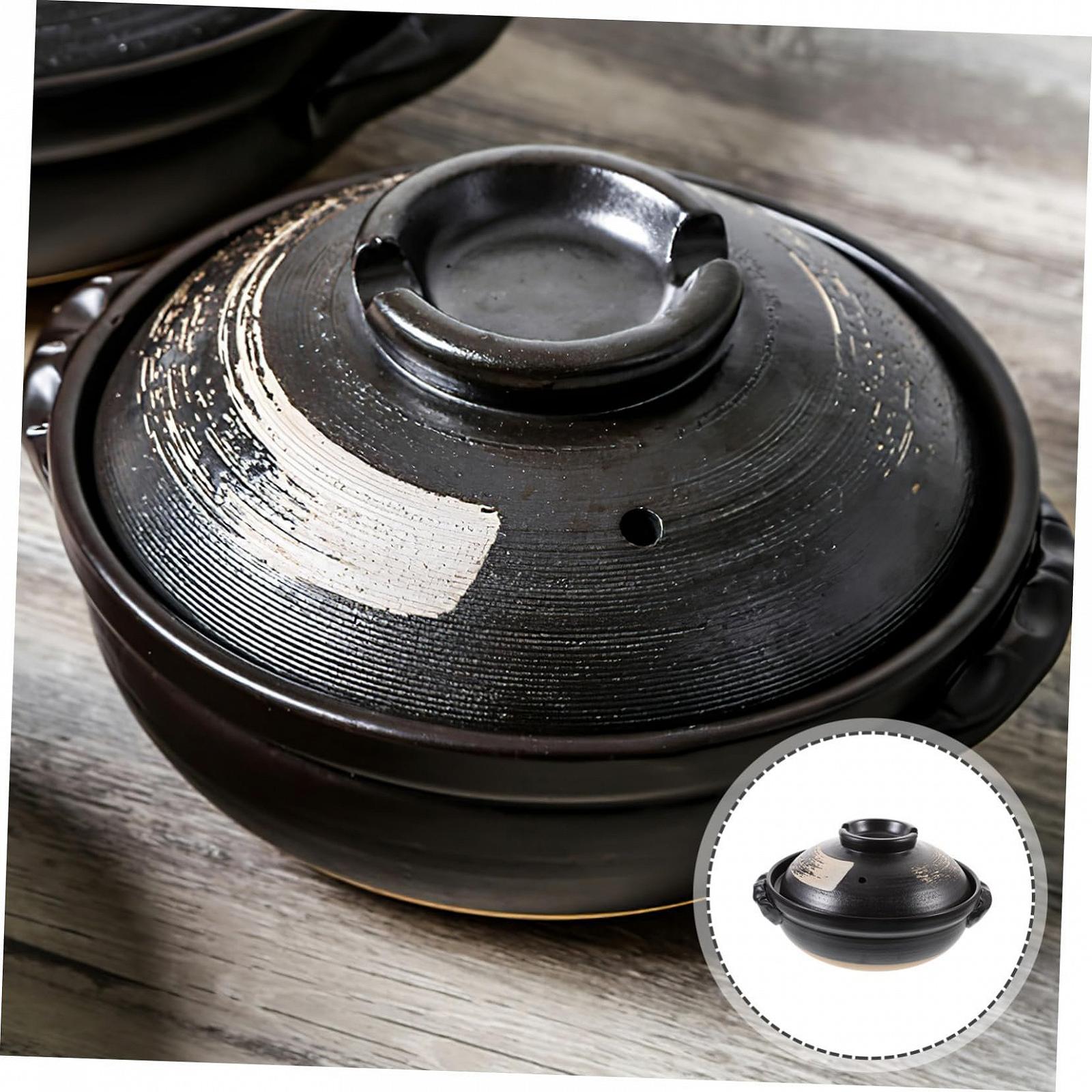 Горщик для тушкування Керамічний енергоощадний стійкий до кислот та лугів 500 мл, фото №2