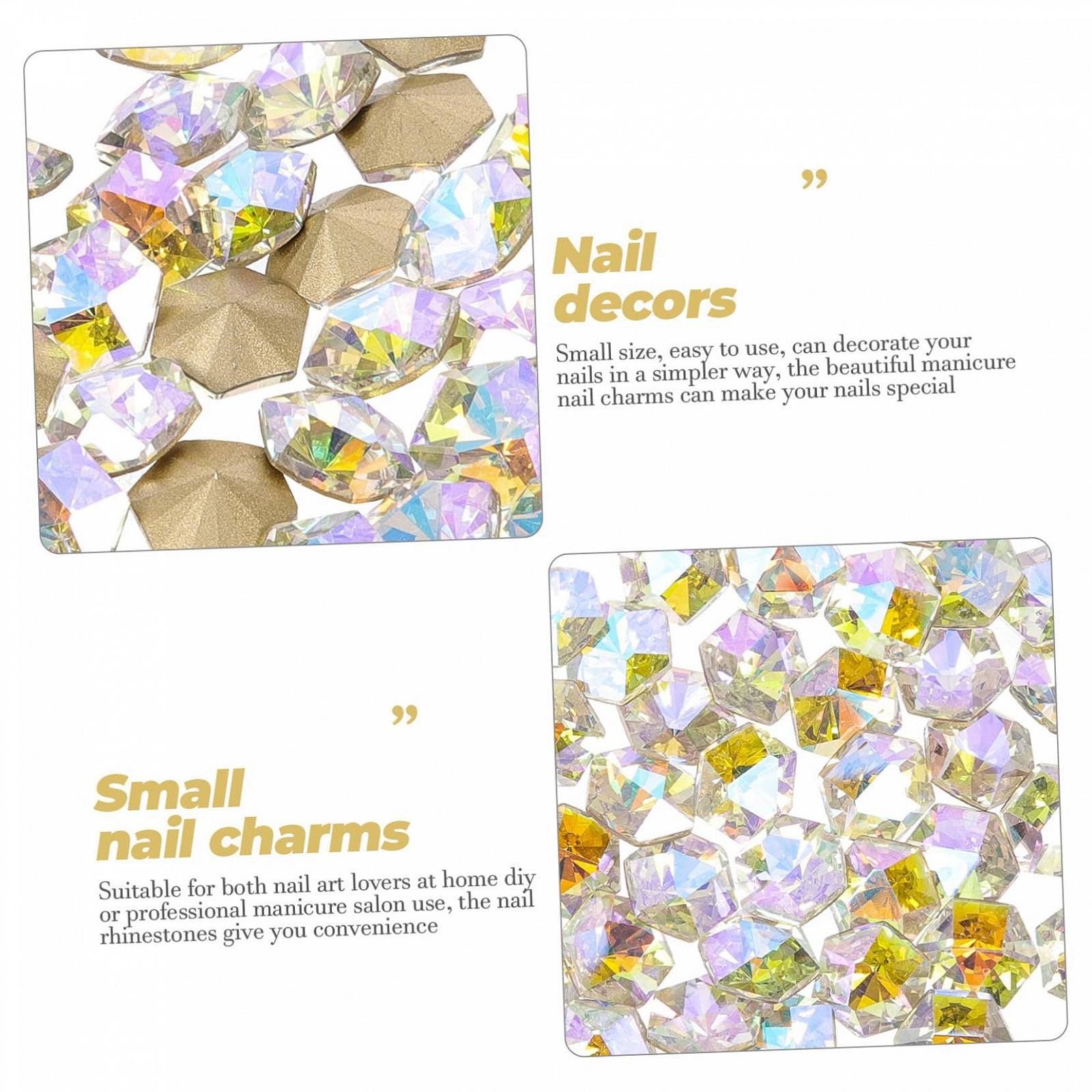 Шестигранные стразы для ногтей Healeved, 50 шт., фото №5