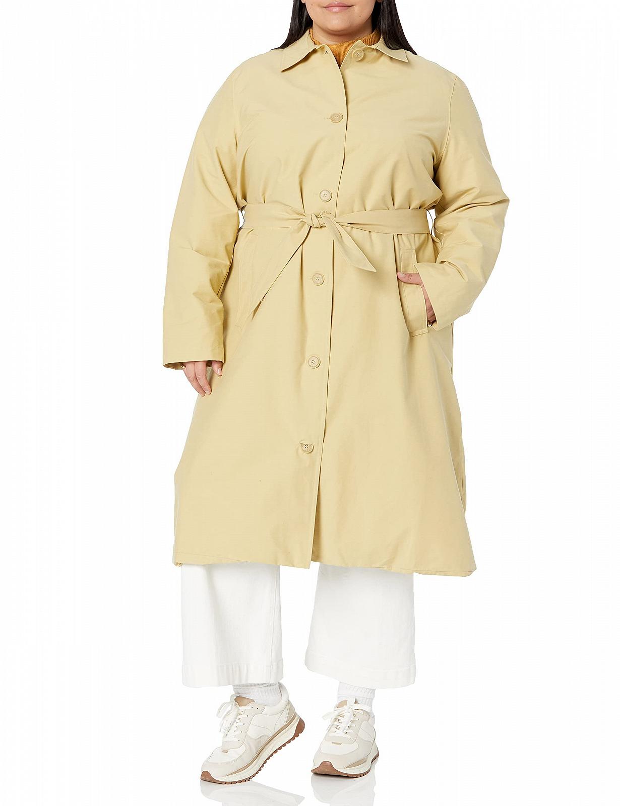 Тренч Amazon Essentials Вільного Крою Водовідштовхувальний, фото №5 Тренч Amazon Essentials Вільного Крою Водовідштовхувальний, фото №5