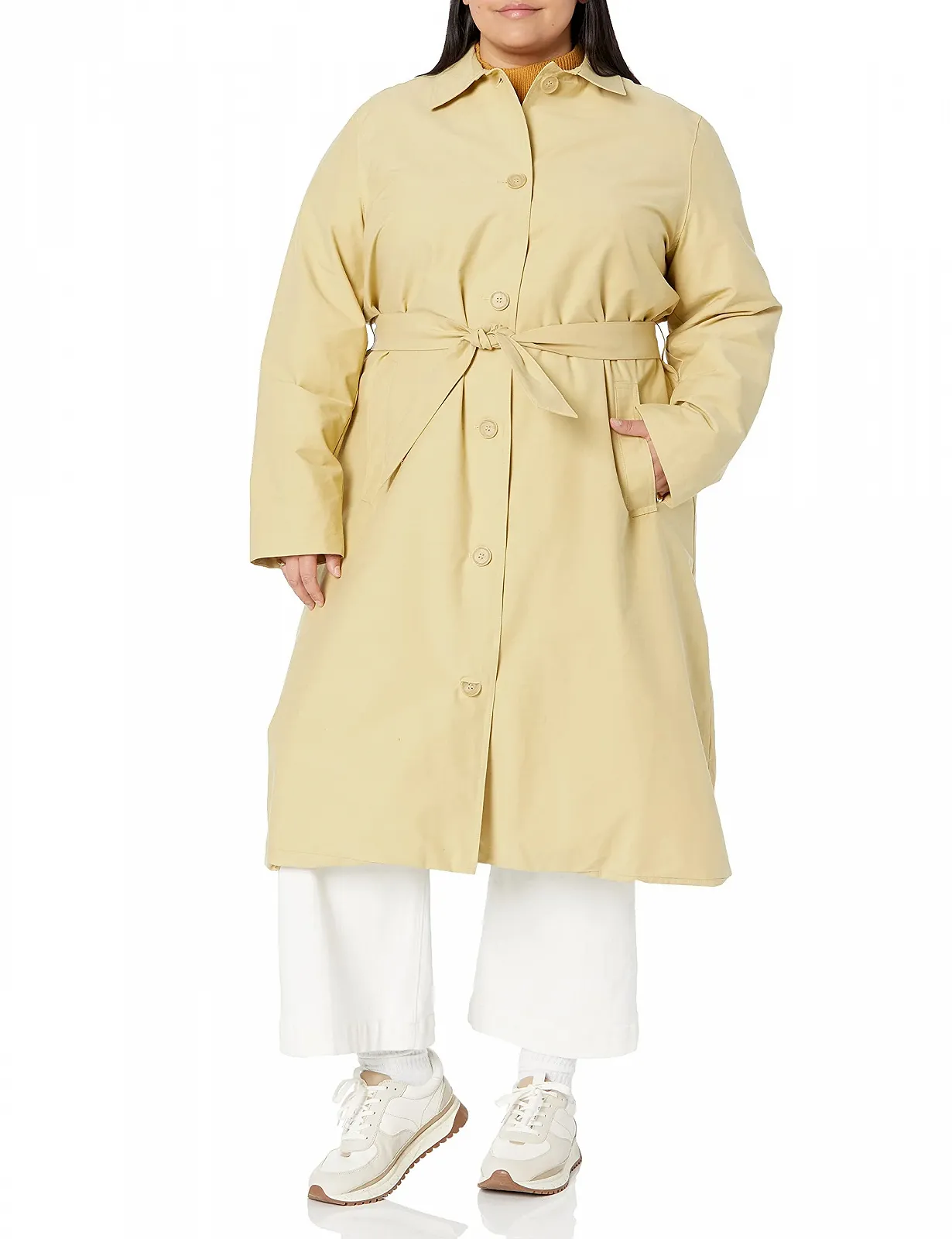 Тренч Amazon Essentials Свободного Кроя Водоотталкивающий, фото №5 Тренч Amazon Essentials Свободного Кроя Водоотталкивающий, фото №5