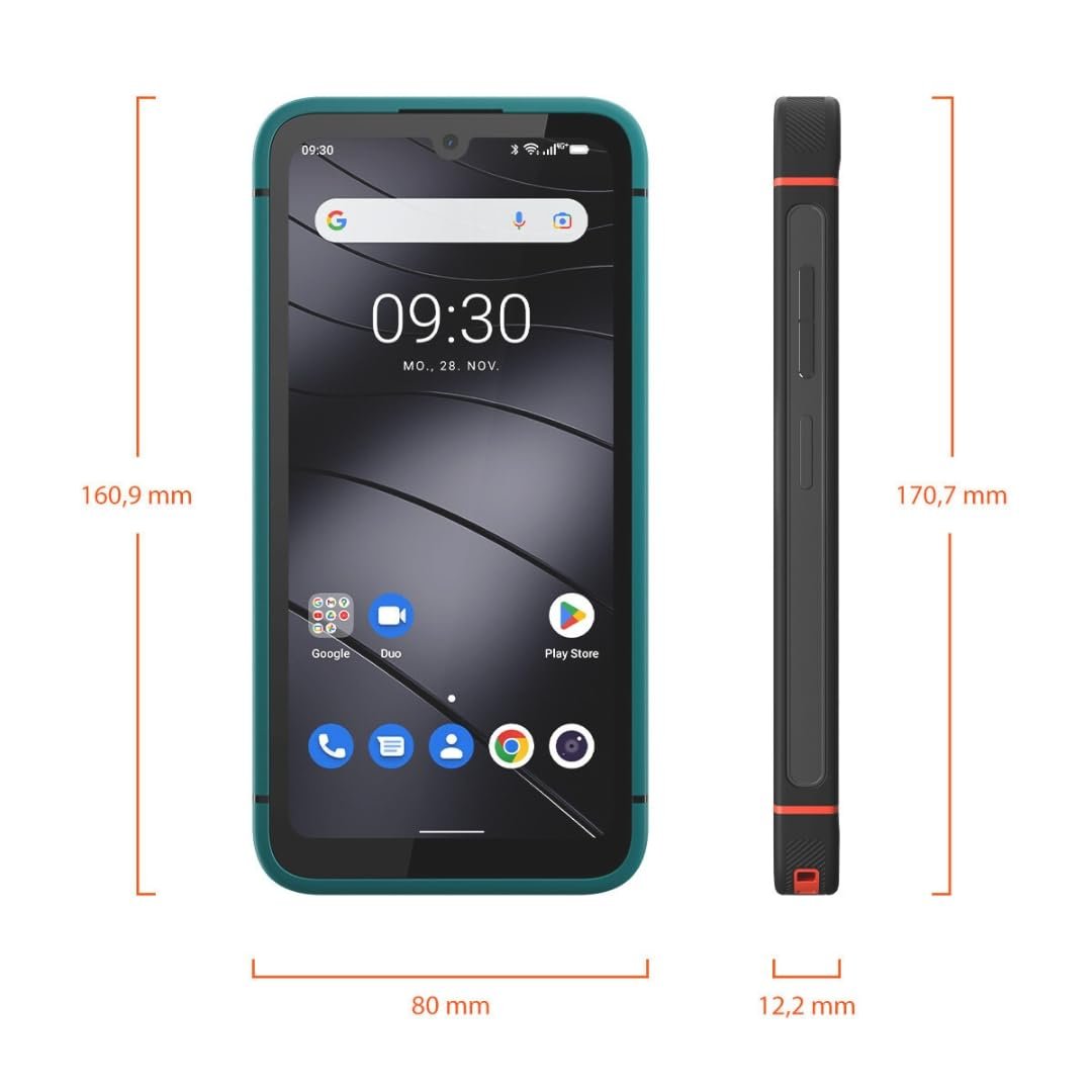 Смартфон Gigaset GX4 PRO 4G IP68 Military Standard 6.1" 128GB 6GB RAM 48MP Black, фото №6