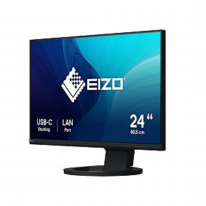 Монітор EIZO FlexScan EV2490-BK 60,5 см (23,8 дюйма) (HDMI, USB Hub, USB-C, RJ-45 LAN, KVM Switch, Daisy Chain, DisplayPort, 5 мс, 1920 x 1080, Регульована висота) Чорний synthetic.ua - Фото 1