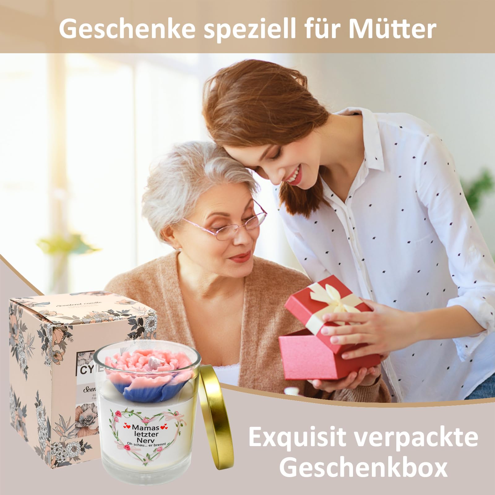 Свеча Cyiecweu Lavender Scented Candles 350 г в Стекле Лаванда, фото №6