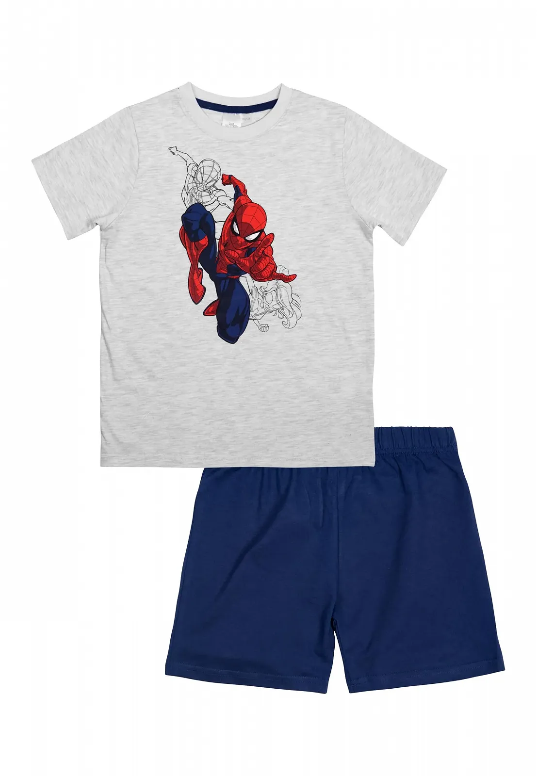 Пижама Marvel Человек-паук для мальчиков Серо-голубая, фото №1 Пижама Marvel Человек-паук для мальчиков Серо-голубая, фото №1