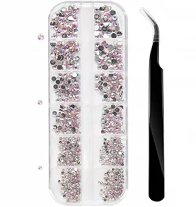 Стразы Плоские 1500 шт. Rose (2 мм, 3 мм, 4 мм) - Фото 1