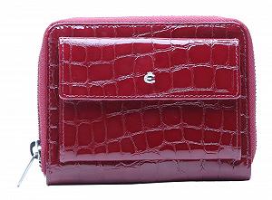 Кошелек кожаный Esquire Nice RFID Protection 15.5 см, красный - Фото 1
