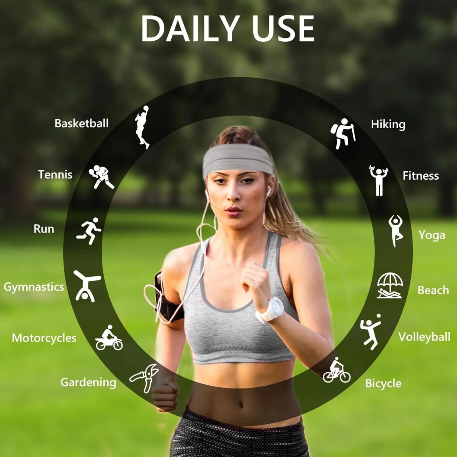 Спортивная повязка на голову, фото №6 Спортивная повязка на голову, фото №6