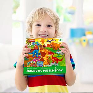 Магнітний пазл SYNARRY Dinosaurier 20 деталей synthetic.ua - Фото 1