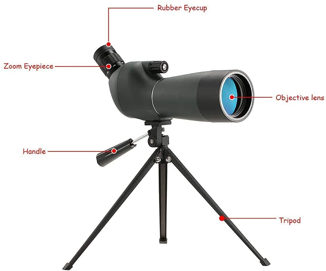Монокуляр M3M 20-60x60 Водонепроникний для спотингу HD з штативом, фото №4