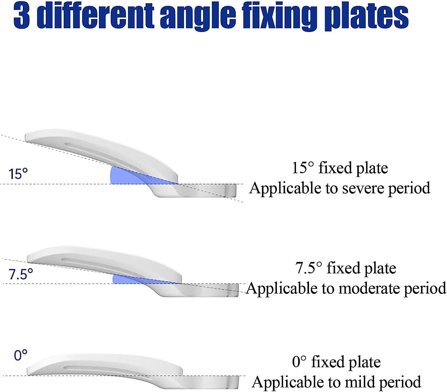 Коректор великого пальця стопи для чоловіків і жінок з 3 кутовими фіксуючими пластинами, фото №4