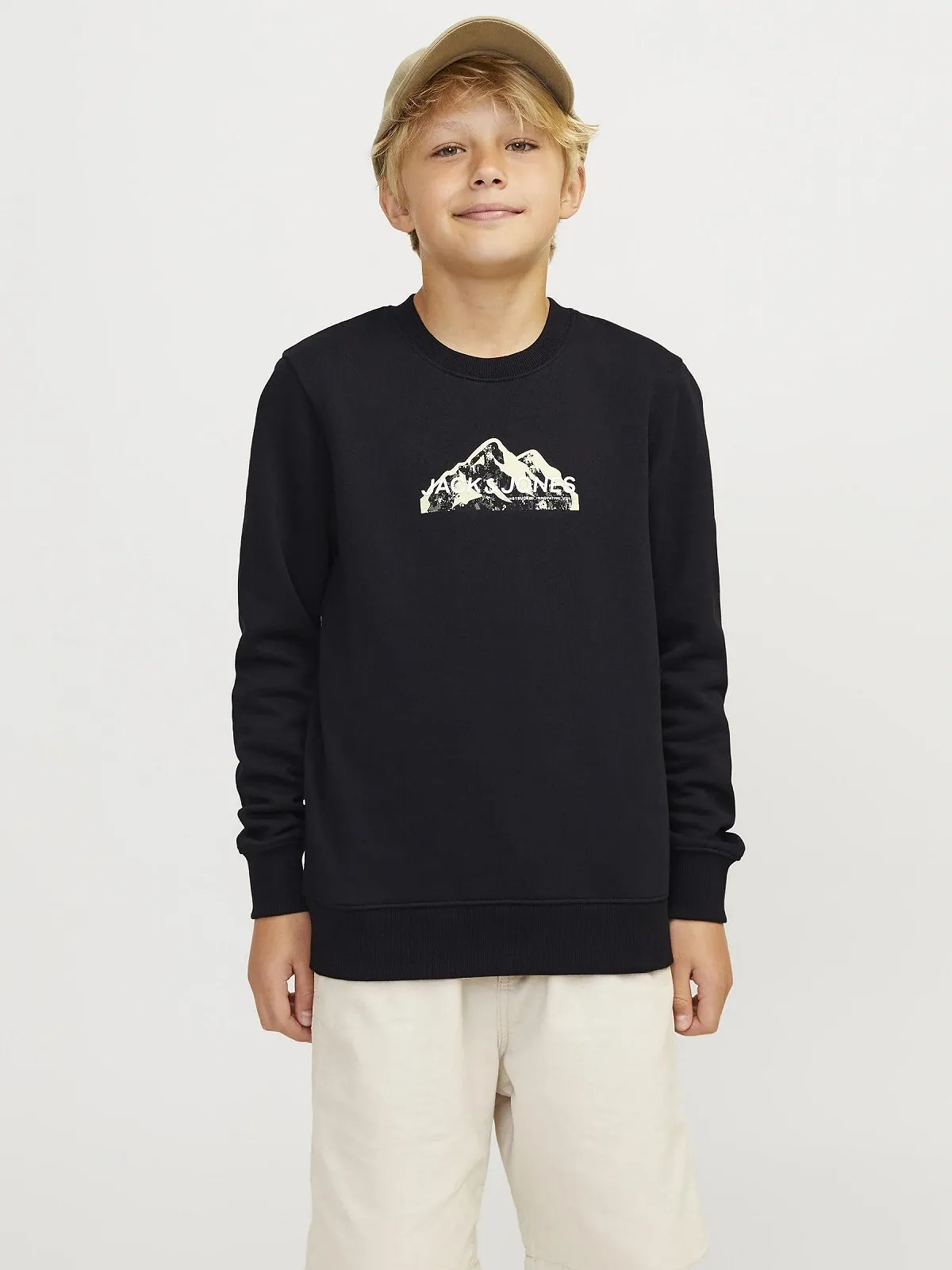 Світшот JACK & JONES Jungen Jcomountain Logo Sweat Crew Neck Sn Mni, фото №2