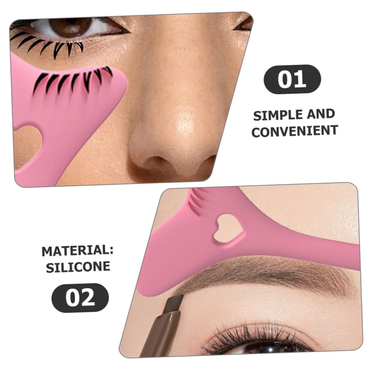 Инструмент для макияжа глаз FRCOLOR, трафарет, штамп для ресниц из силикона, фото №4 Инструмент для макияжа глаз FRCOLOR, трафарет, штамп для ресниц из силикона, фото №4