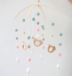 Игрушка Martin Kench Baby Bed Mobile Wind Chime Rattle для детской кроватки (Птица) - Фото 1