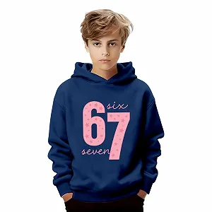 Худи для девочек с принтом, с длинными рукавами, повседневный пуловер для детей и подростков, игривая графика, флисовая кофта, мягкая и удобная - Фото 1