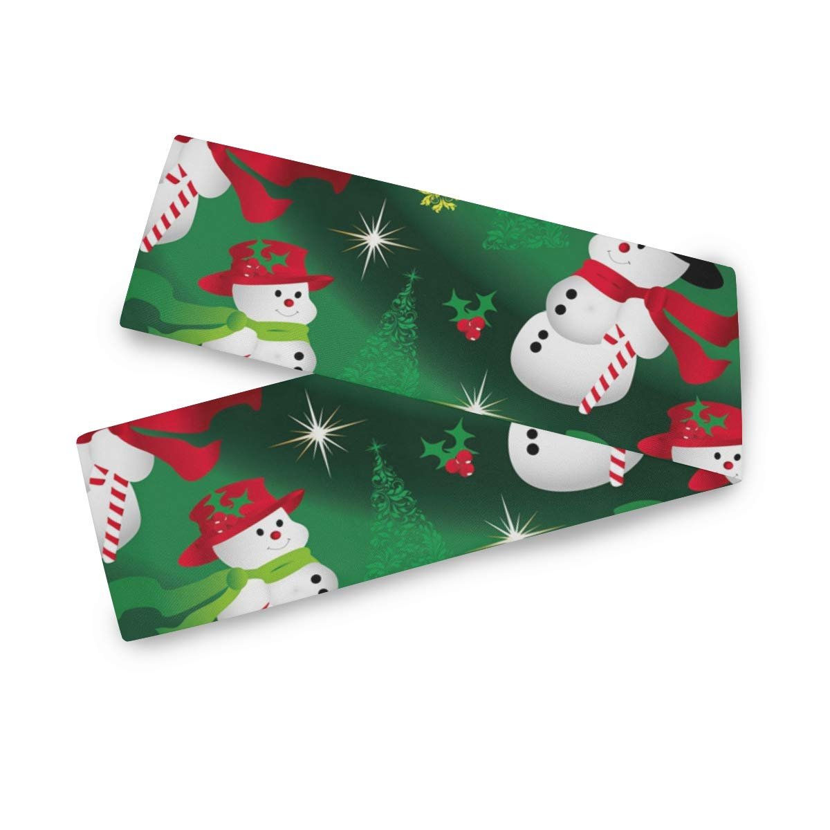 Настільна доріжка ZZCDD Snowman Long Heat Resistant Washable 13 x 70 дюймів, фото №2