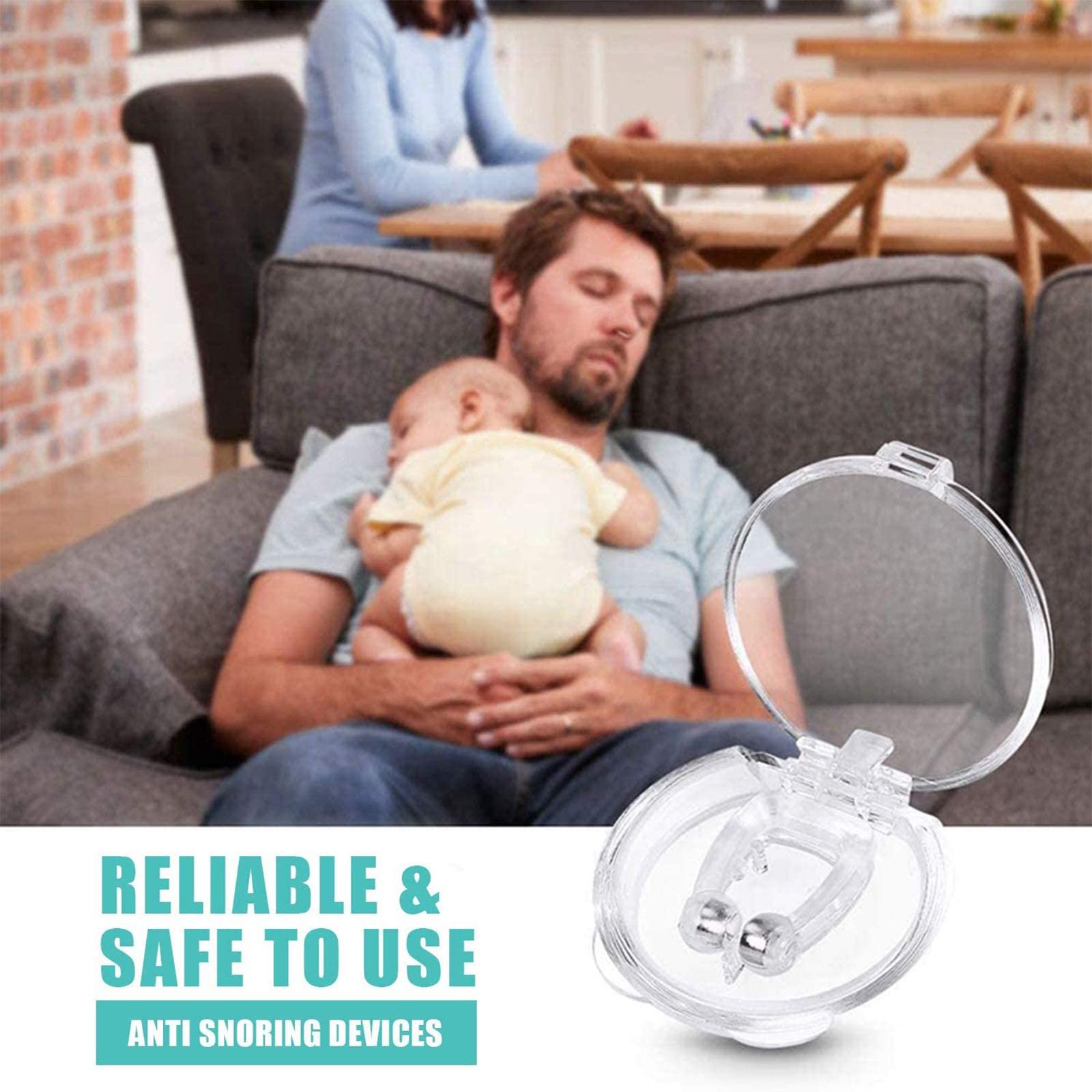 Кліпса проти хропіння BAtlam для чоловіків та жінок, фото №4 Кліпса проти хропіння BAtlam для чоловіків та жінок, фото №4