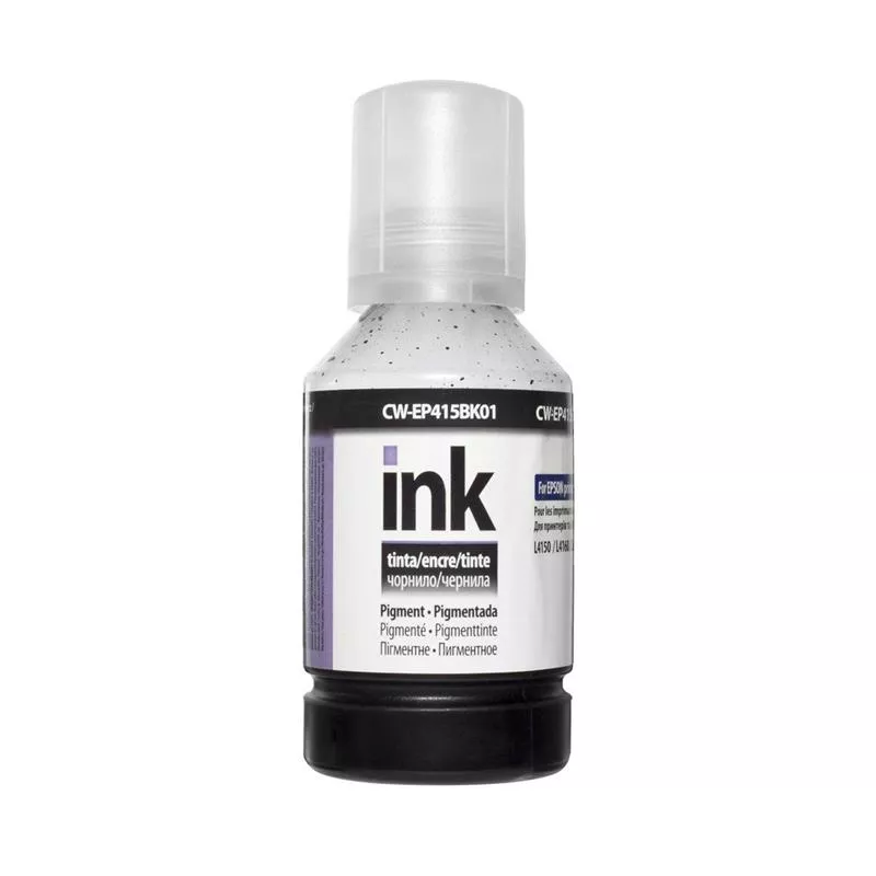 Черніла CW Epson L4150/4160/6160/6170 Black Pigment (CW-EP415BK01) EP415BK 127мл, фото №1