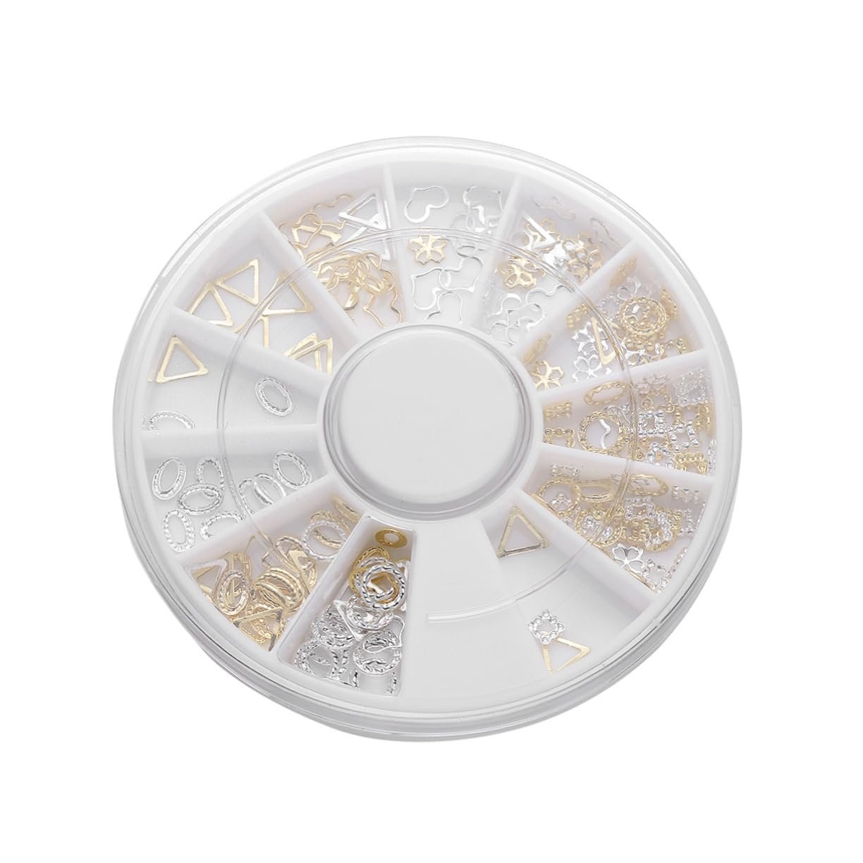 Прикраса для нігтів Метал Діаманти., фото №3