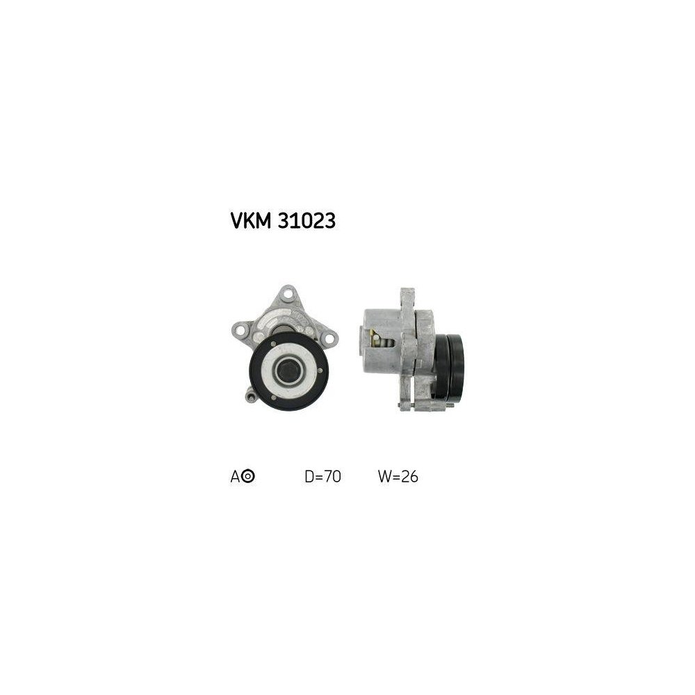 Натяжитель поликлинового ремня SKF VKM 31023 верхний, фото №1