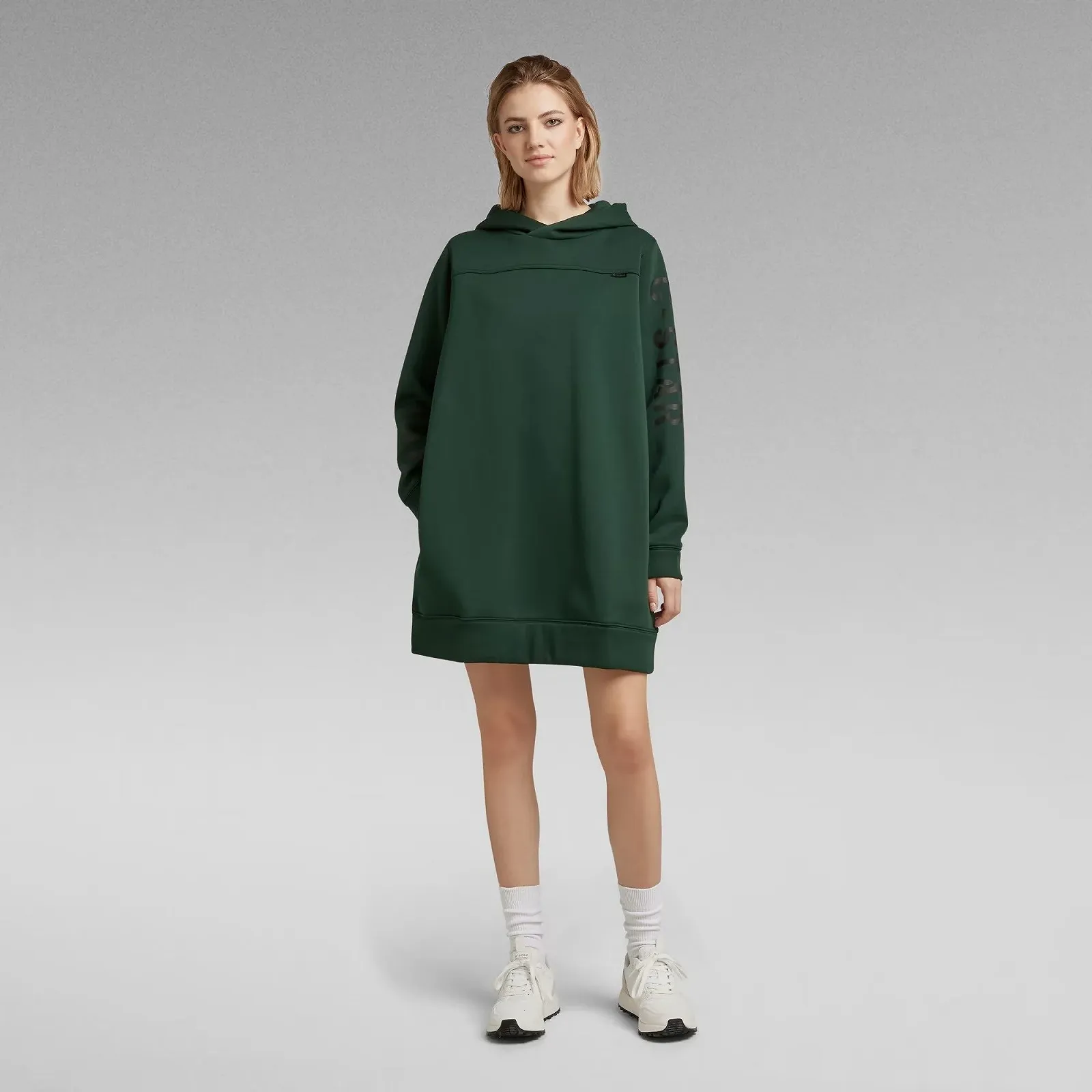 Женское платье G-Star RAW Multi Graphic Loose Hoodie Sweat Dress - M, фото №1 Женское платье G-Star RAW Multi Graphic Loose Hoodie Sweat Dress - M, фото №1