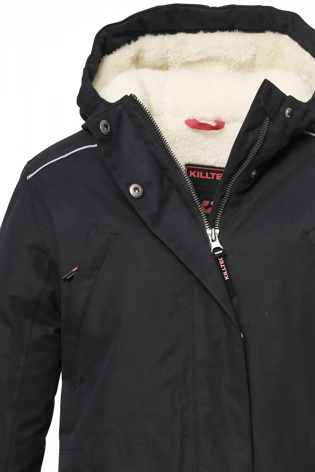 Функциональное пальто Killtec Kow 142 Grls Ct с отстегивающимся капюшоном / Пальто является водонепроницаемым, фото №4
