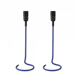 Настільна лампа Just Light Retro Cable Design Blue 1x E27 Ø15x46.5 см (набір з 2 шт) - Фото 1