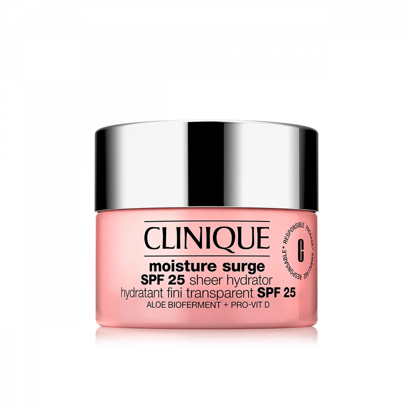 Денний крем Clinique Moisture Surge™ SPF 25 Sheer Hydrator зволожувальний з гіалуроновою кислотою та алое вера, фото №1 Денний крем Clinique Moisture Surge™ SPF 25 Sheer Hydrator зволожувальний з гіалуроновою кислотою та алое вера, фото №1