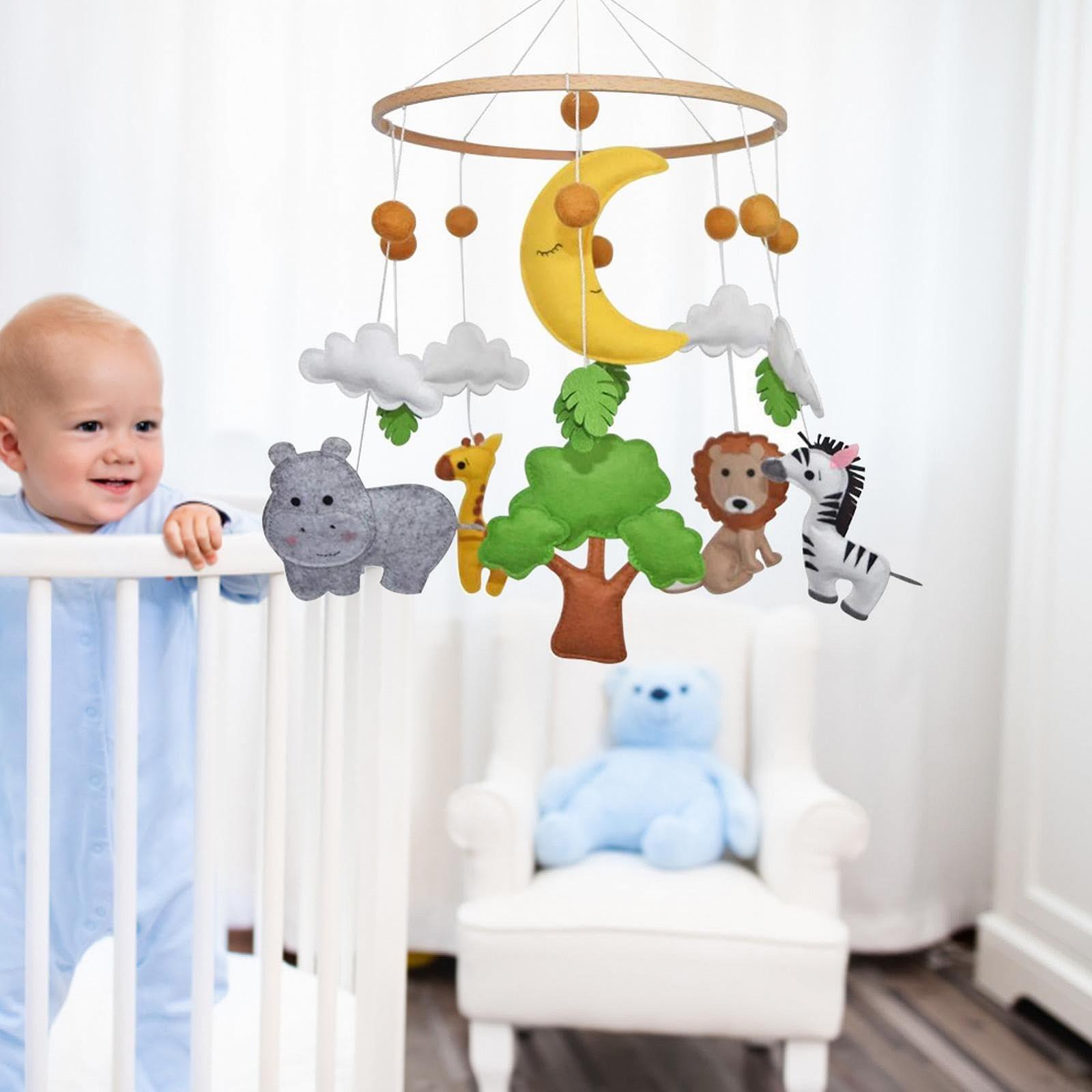 Мобиль Fowybe Woodland Babies Jungle Mobile Bed Bell Игрушка для кроватки Деревянный, фото №6