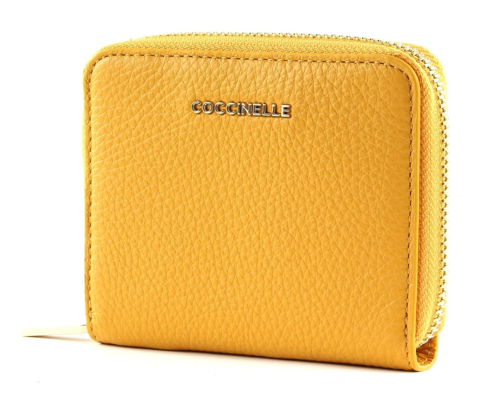 Кошелек Coccinelle Кожа Metallic 11 см, Metallic orange, фото №1