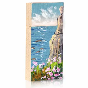 USB-флеш-накопичувач HOZYALE 32 ГБ USB 2.0 Wooden Oil Painting - Фото 1