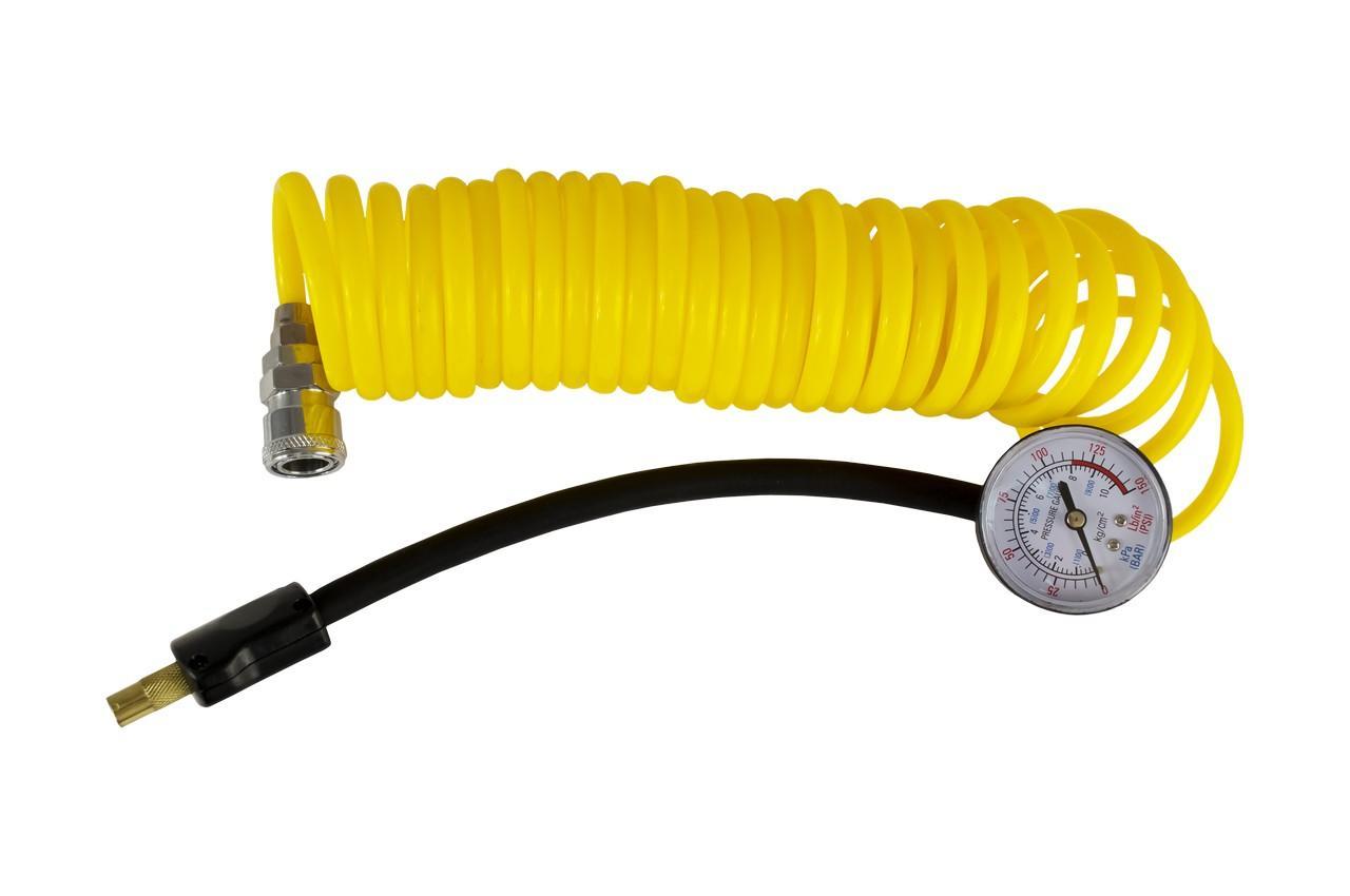 Миникомпрессор автомобильный Сила 12 В x 10 bar 85 л/мин двухпоршневой, фото №2