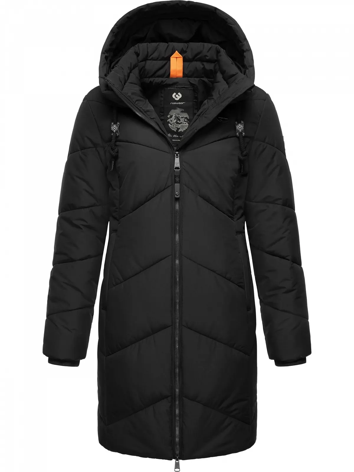 Водонепроникне зимове пальто Ragwear Novista Жіноче стьобане з капюшоном, фото №4