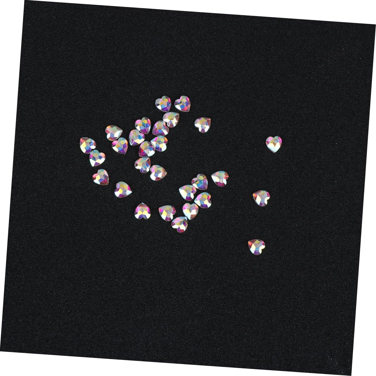 Стрази для нігтів Healeved Прикраса Серце 100 шт, фото №4